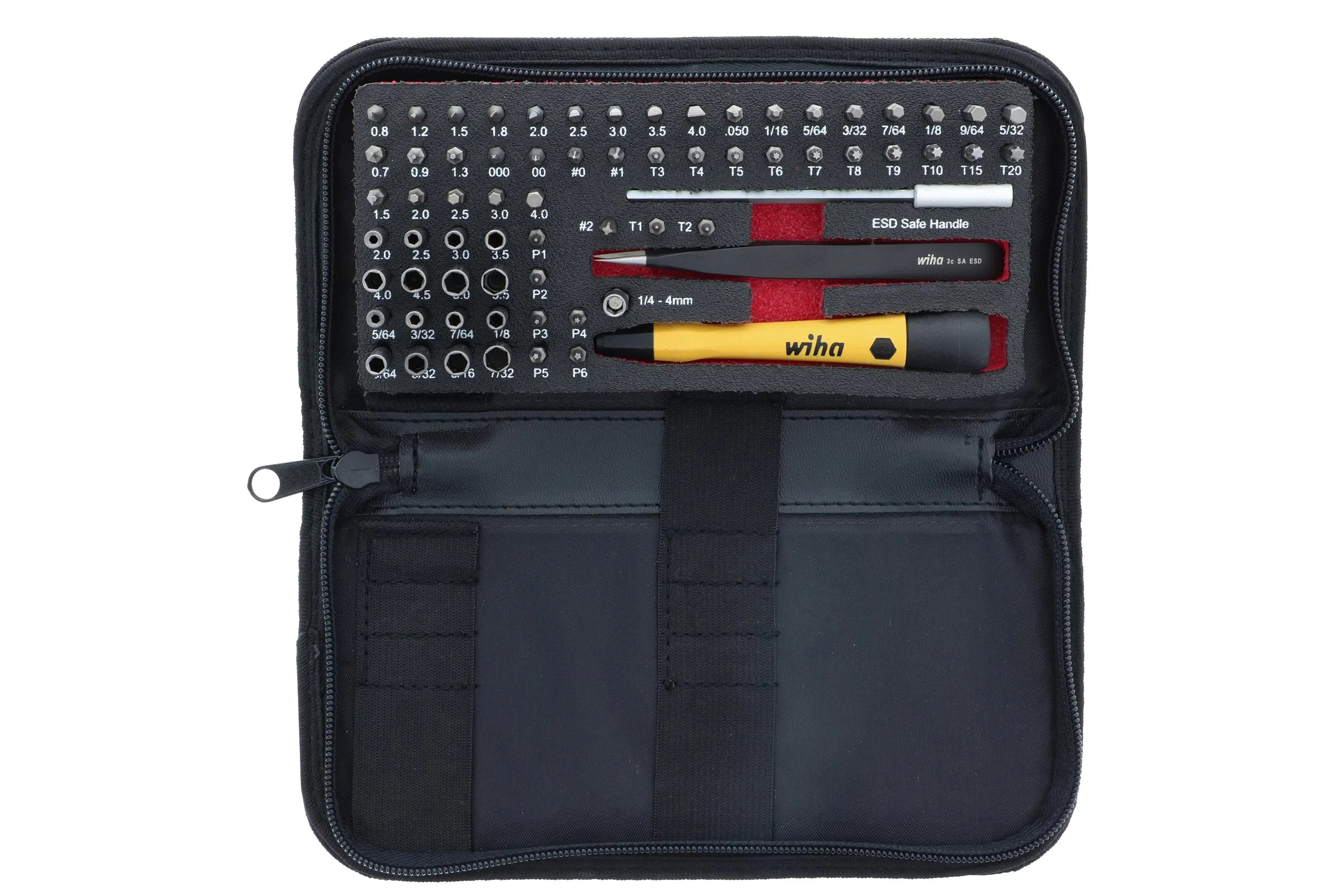 Wiha 75977, ESD Safe Micro Bit 68 Pc. Set Wiha