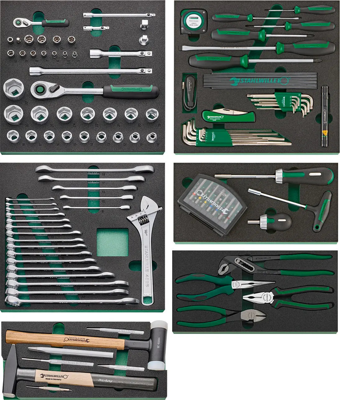 Stahlwille Set of 157 Assortment Tool with TCS Insert - ST 97830255 Stahlwille