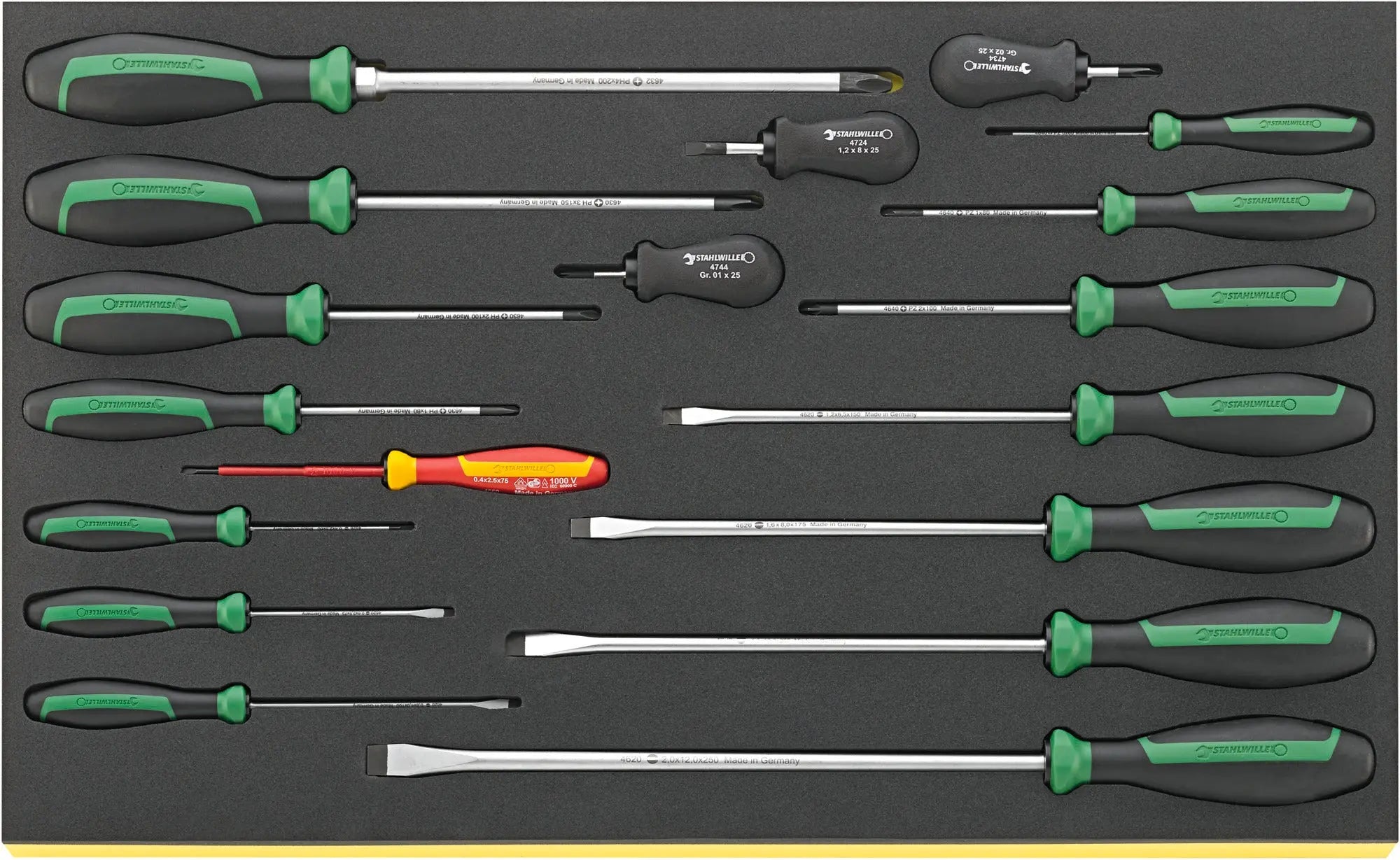 Stahlwille Set of 18 DRALL+ Screwdriver - ST 96831179 Stahlwille