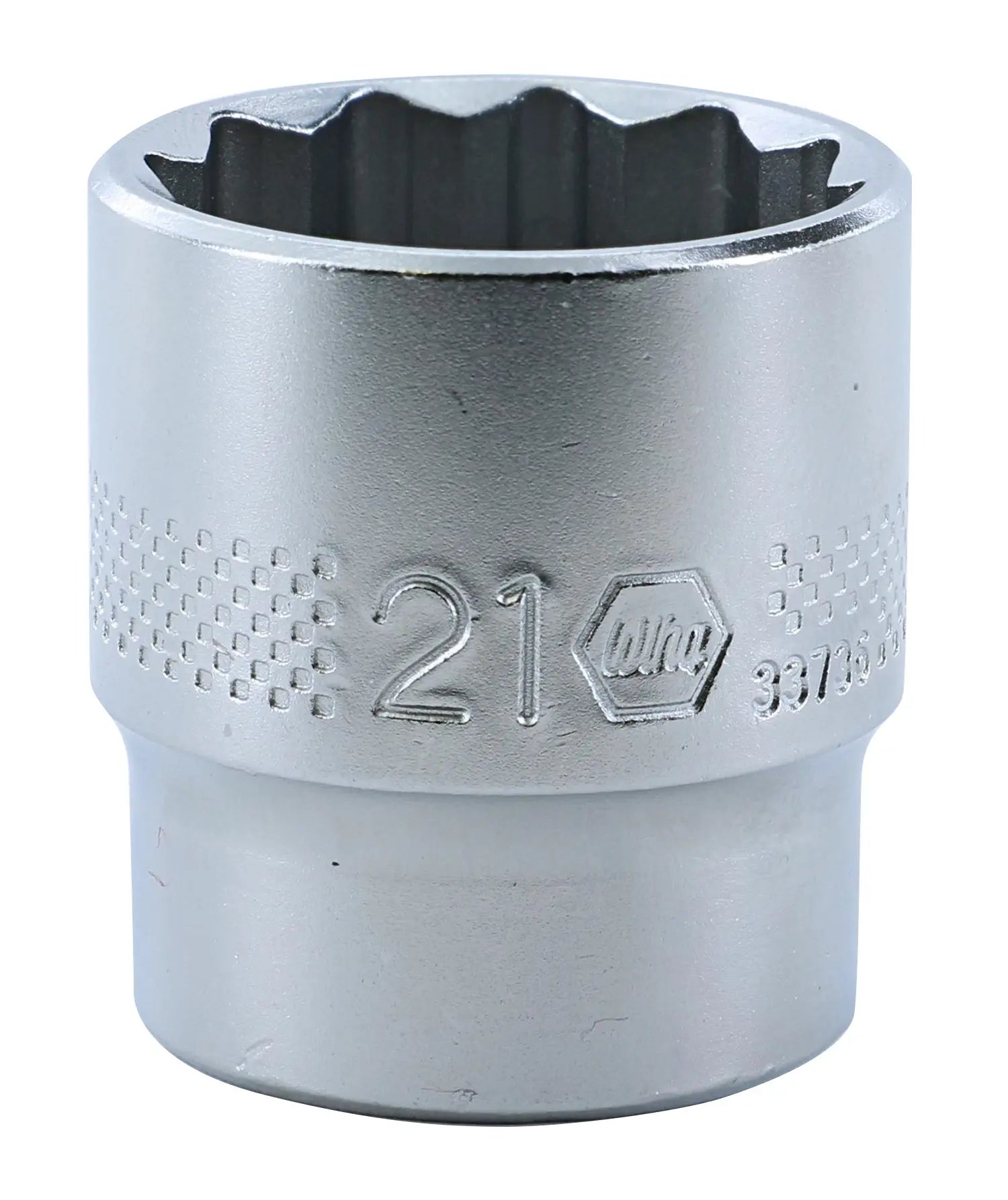 Wiha 33736, 3/8" Drive Socket, 12 Point, 21.0mm Wiha