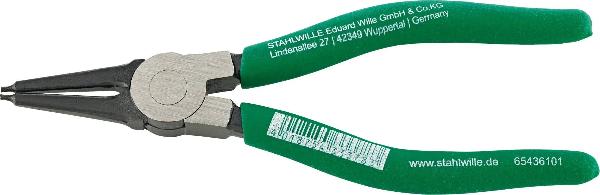 Stahlwille Polished Internal Circlip Plier, J1 - ST 65436101 Stahlwille