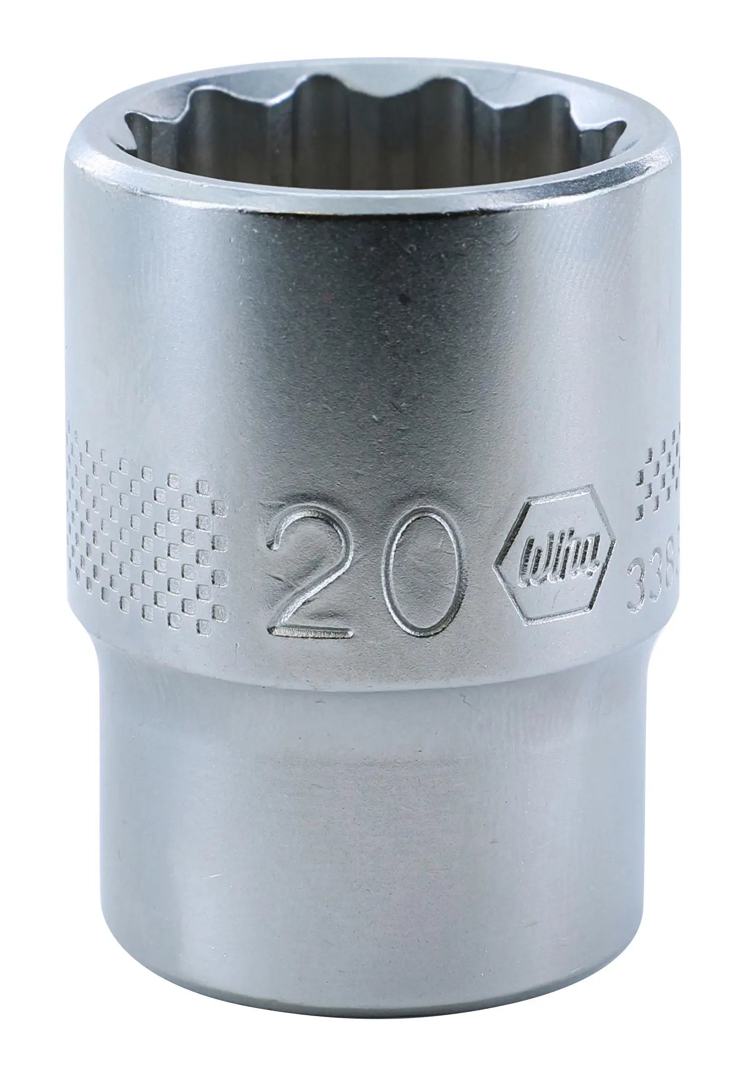 Wiha 33836, 1/2" Drive Socket, 12 Point, 20.0mm Wiha