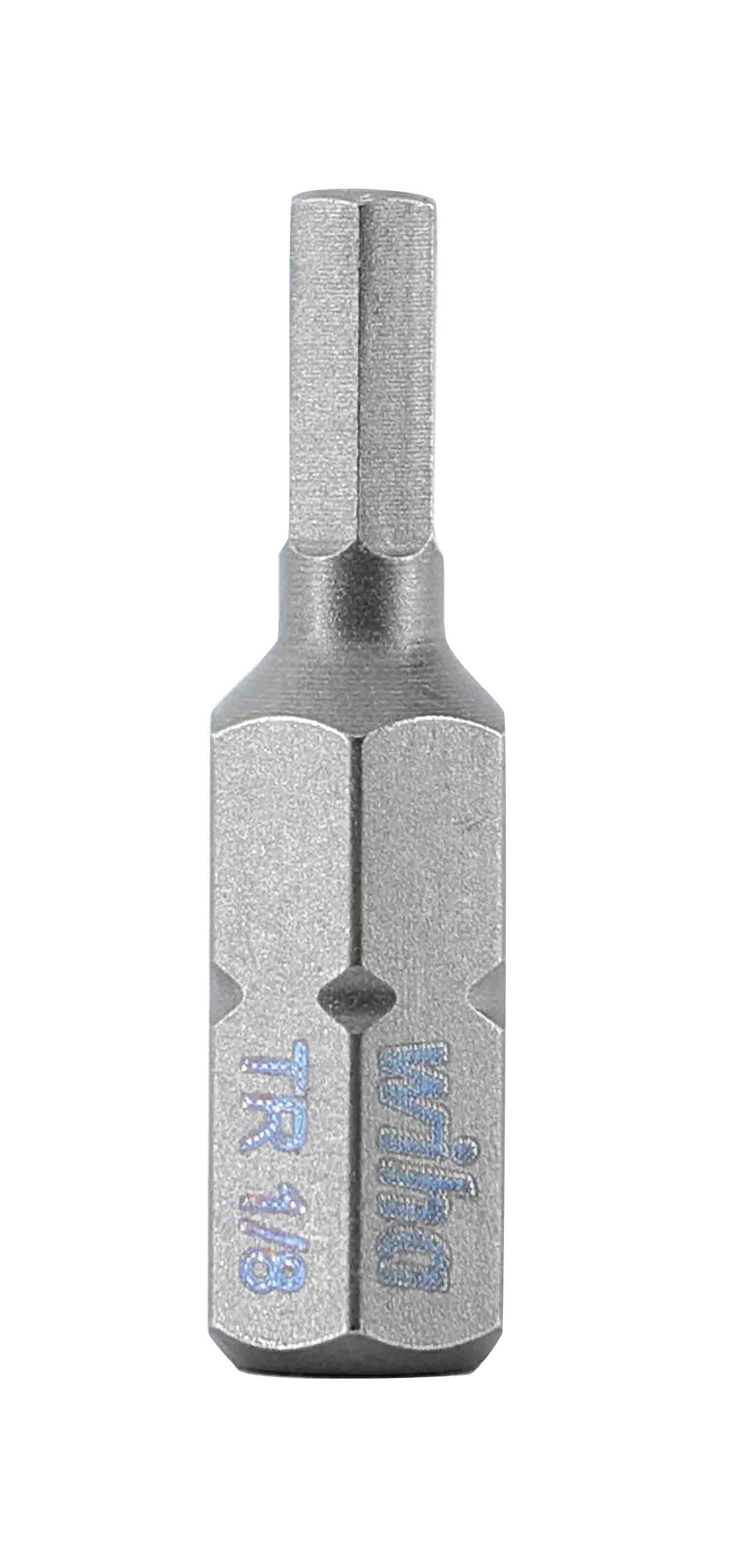 Wiha 71936, Security Hex Insert Bit 1/8" x 25mm | Palmac Tool Company ...