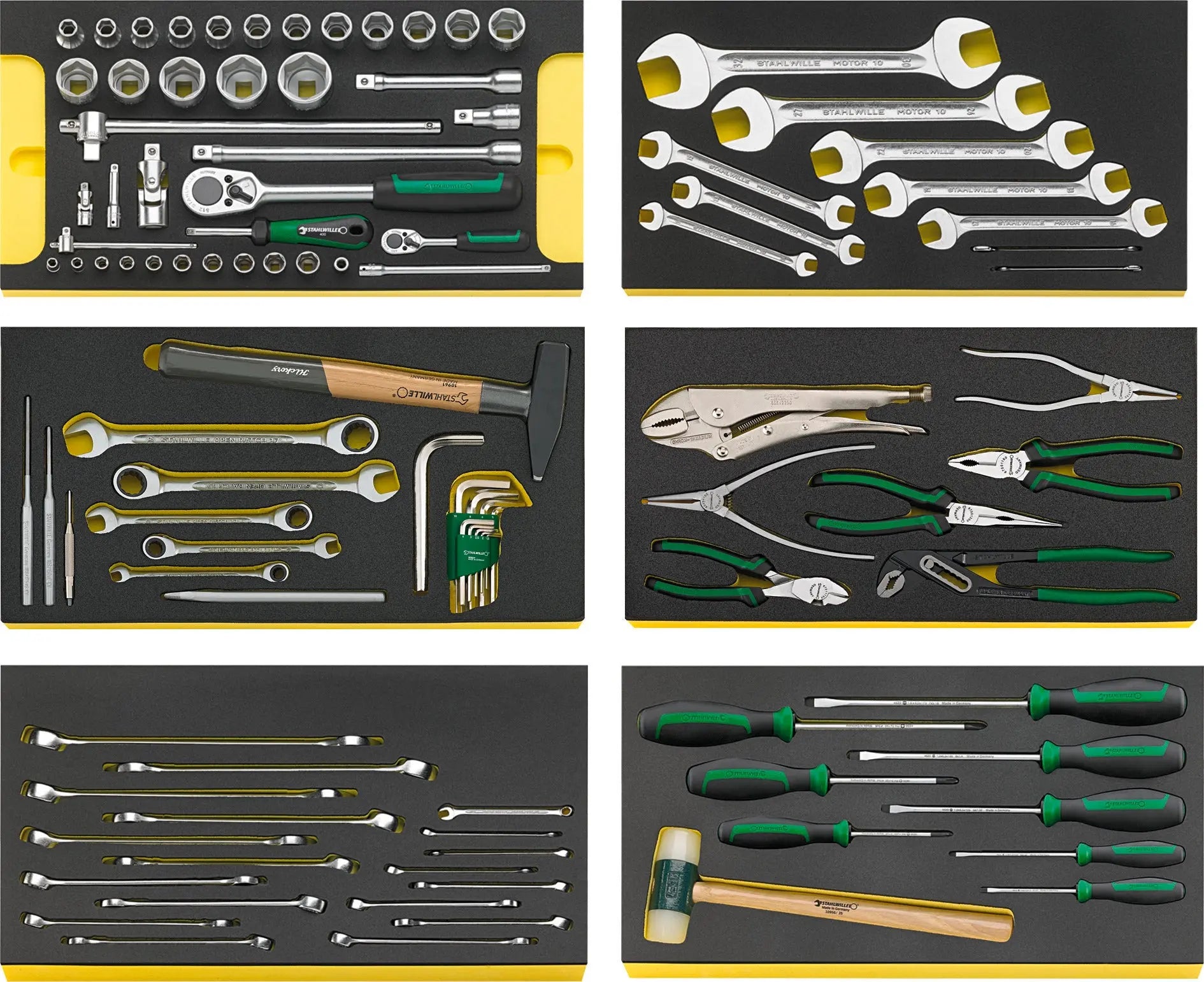 Stahlwille Set of 104 Assortment Tool for Trolley No. 13217 with TCS Insert - ST 97830207 Stahlwille