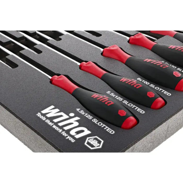 Wiha 30280, 10 Pc. SoftFinish Screwdriver Set Wiha