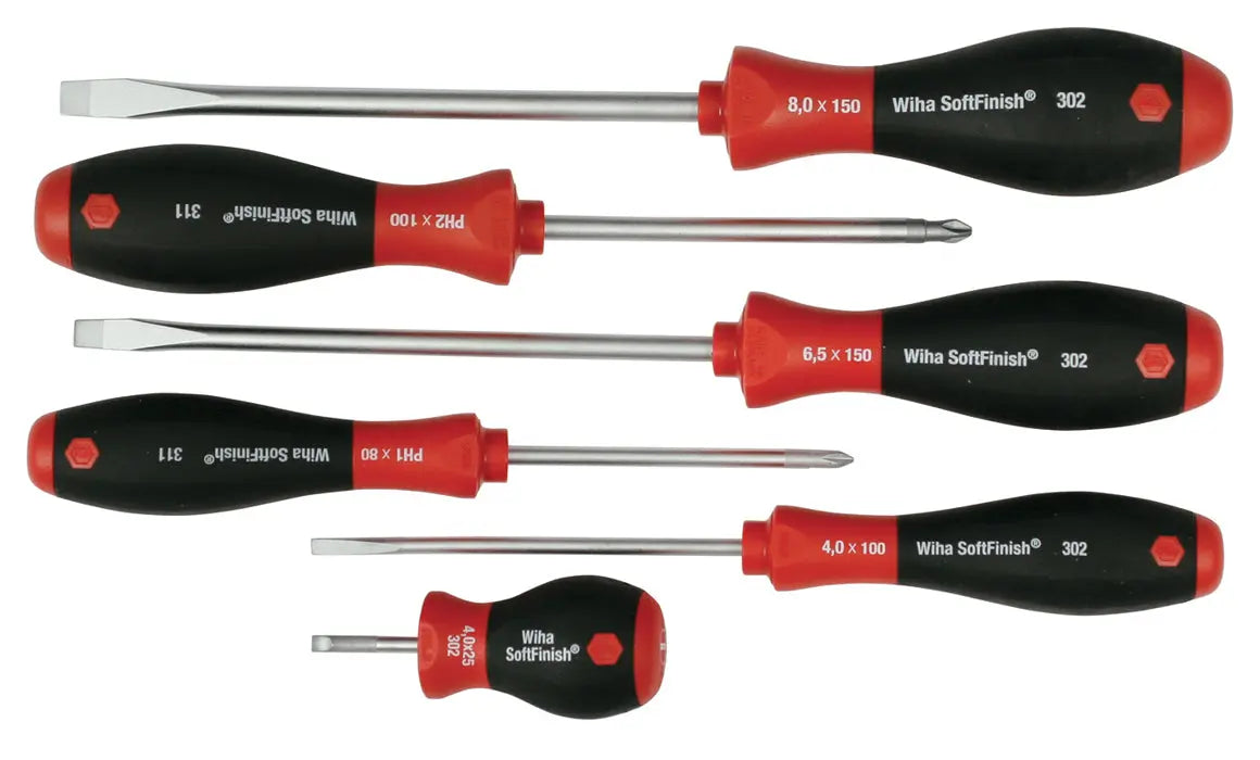 Wiha 30294, SoftFinish® Screwdriver 6 Pc. Set Wiha