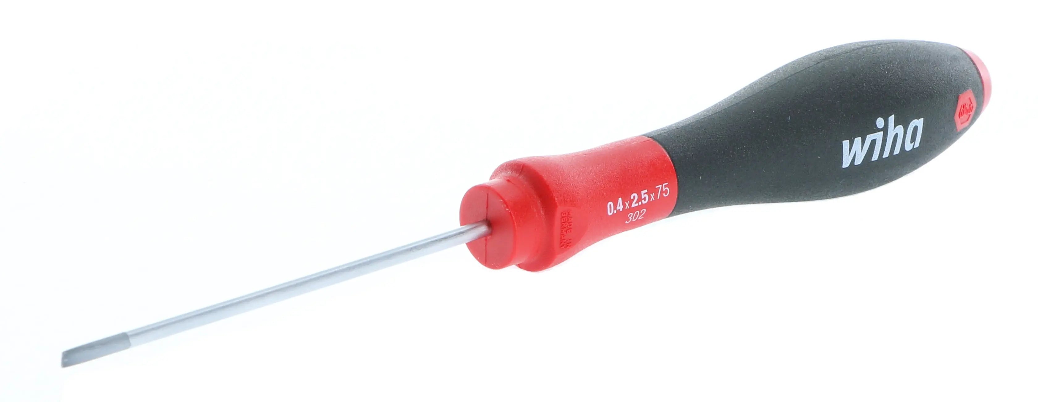 Wiha 30203, SoftFinish® Slotted Screwdriver 2.5mm Wiha