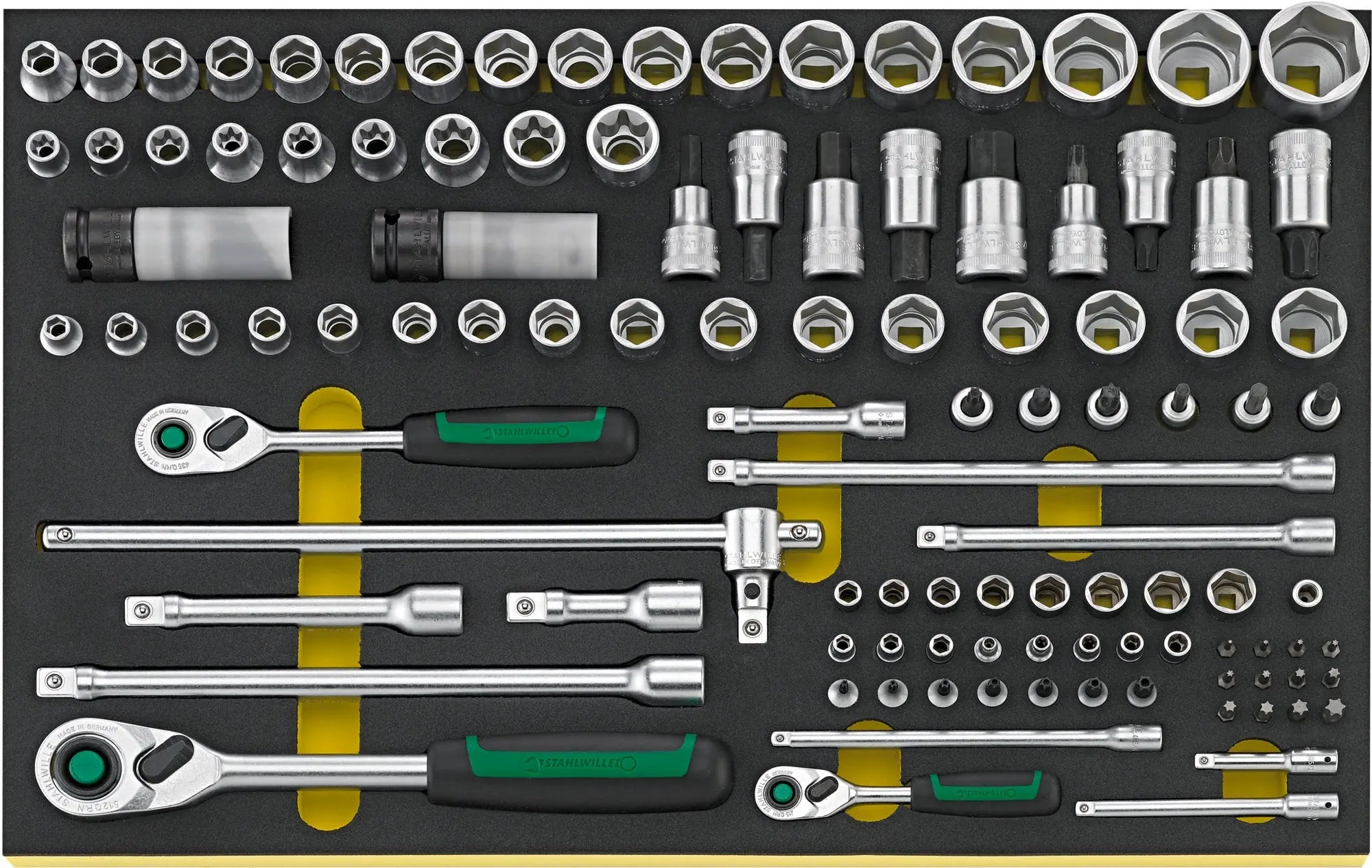 Stahlwille Set of 206 Assortment Tools with Tool Trolley - ST 98830203 Stahlwille
