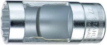 Stahlwille 1/2 in Bi-Hexagon Drive Socket, 27mm, 83mm Length - ST 03830027 Stahlwille
