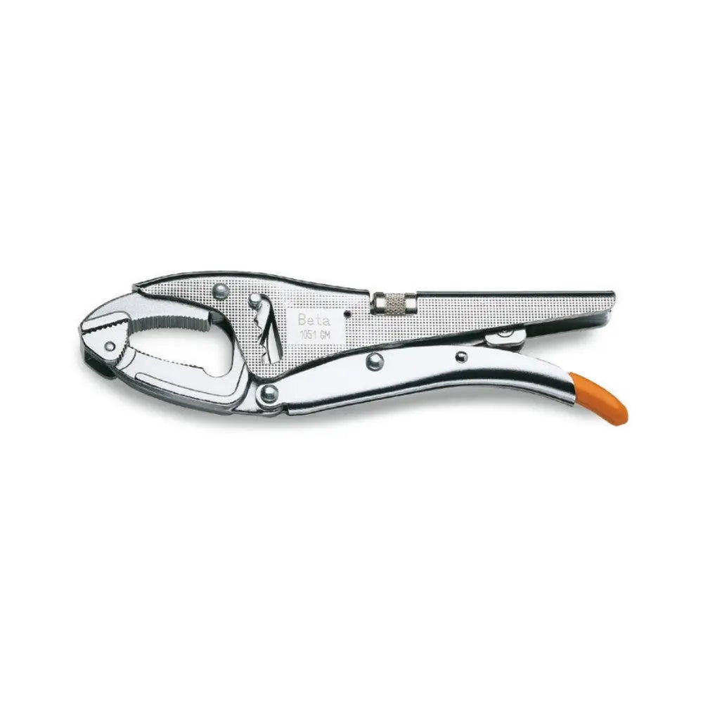 Beta Tools (Article# 1051GM) Double Adjustable Locking Plier, Floating Jaw, Chrome-Plated - BT 10510250 Beta Tools