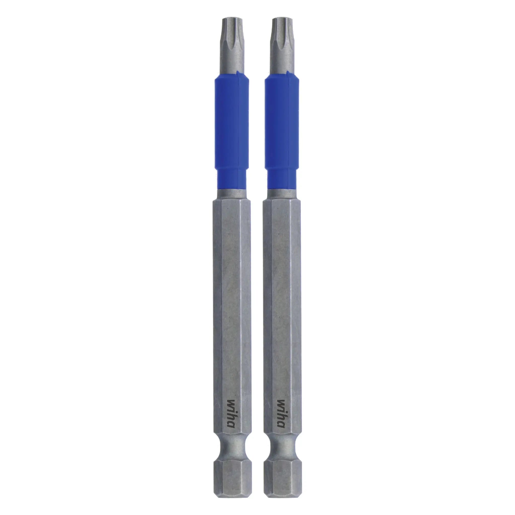 Wiha Set of 2 Terminator Blue Impact Bits, T30 x 3.5 in - WI 70322 Wiha