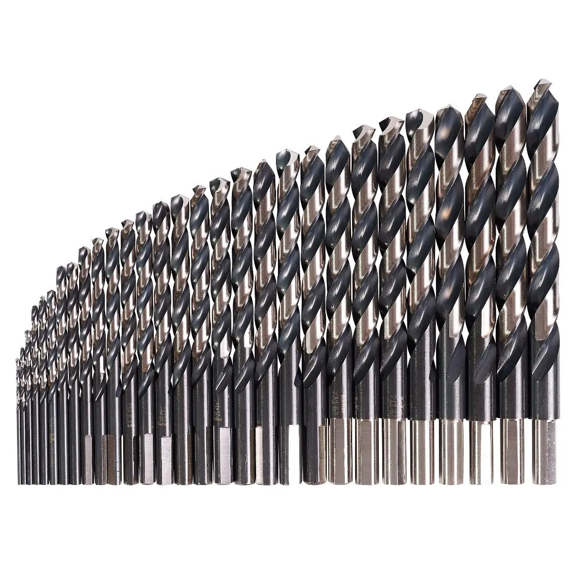 KnKut Set of 29 Fractional Buddy Jobber Length Drill Bit with 3/8 in Reduced Shanks - 29KK38DB KnKut