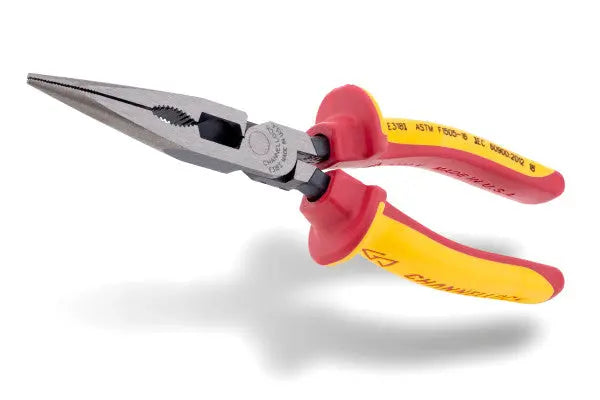 Channellock XLT Combination Long Nose Plier with 1000V Insulated Grip, 7.88 in - CL 318I Pliers Channellock