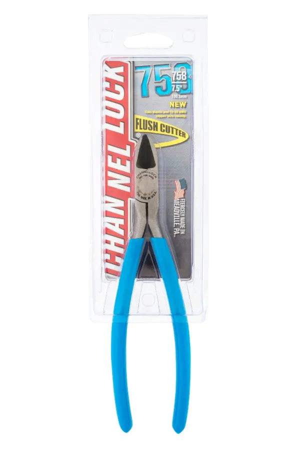 Channellock Flush Cutting Long Reach Plier, 7.5 in - CL 758 Channellock