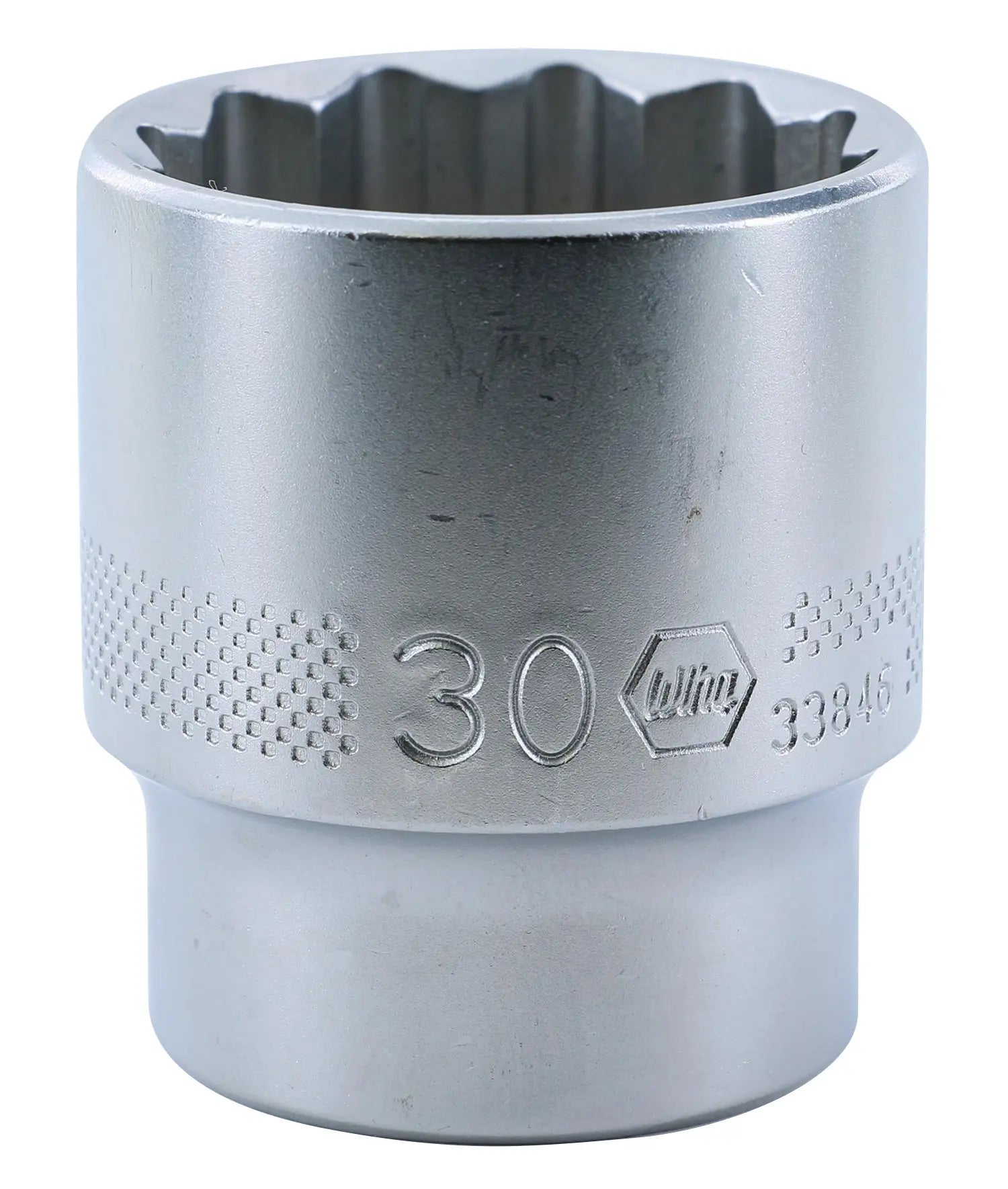 Wiha 33846, 1/2" Drive Socket, 12 Point, 30.0mm Wiha