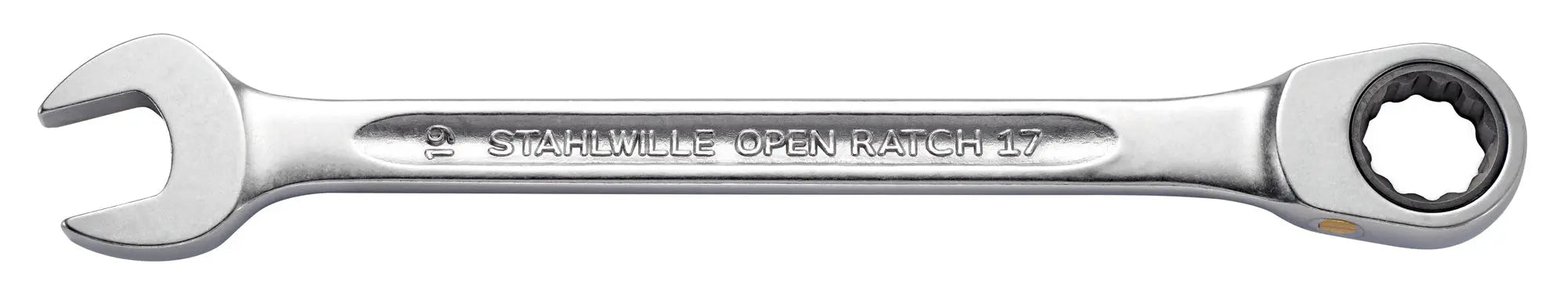 Stahlwille Set of 12 Ratchet Ring Combination Wrench with TCS Insert, 8 - 19mm, 350 x 175 x 30mm - ST 96830651 Stahlwille