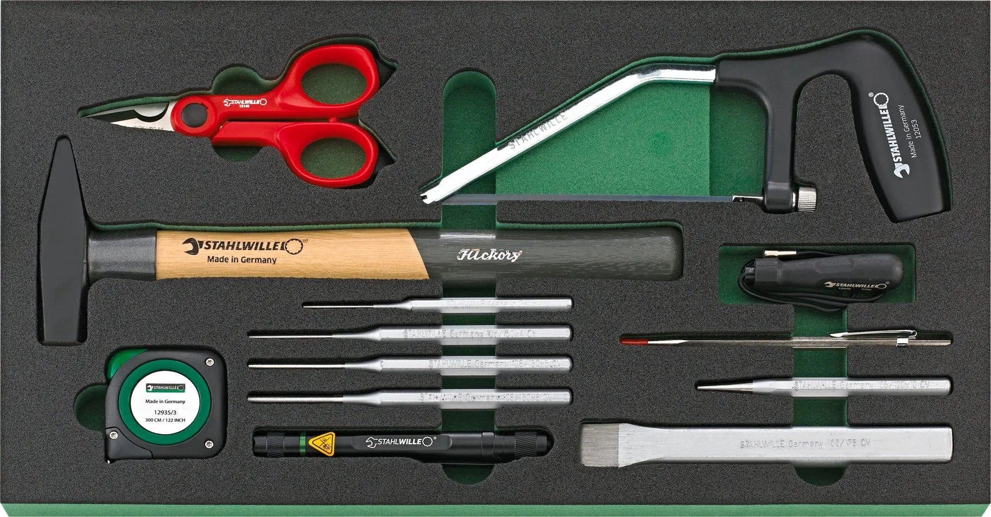 Stahlwille Set of 159 Assortment Tools with TCS Insert and Tool Trolley - ST 97842804 Stahlwille