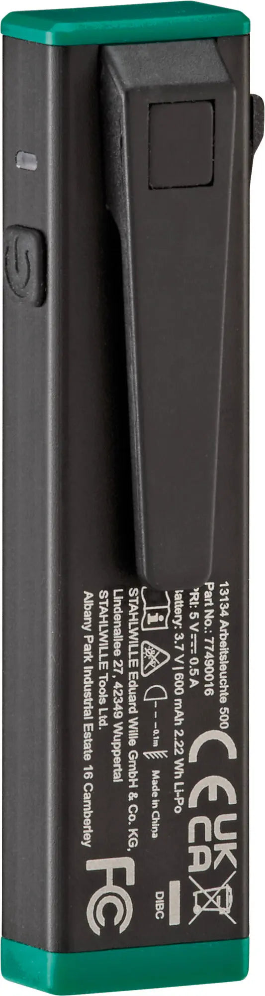 Stahlwille Black-Green Work Light, 500 lm - ST 77490016 Stahlwille