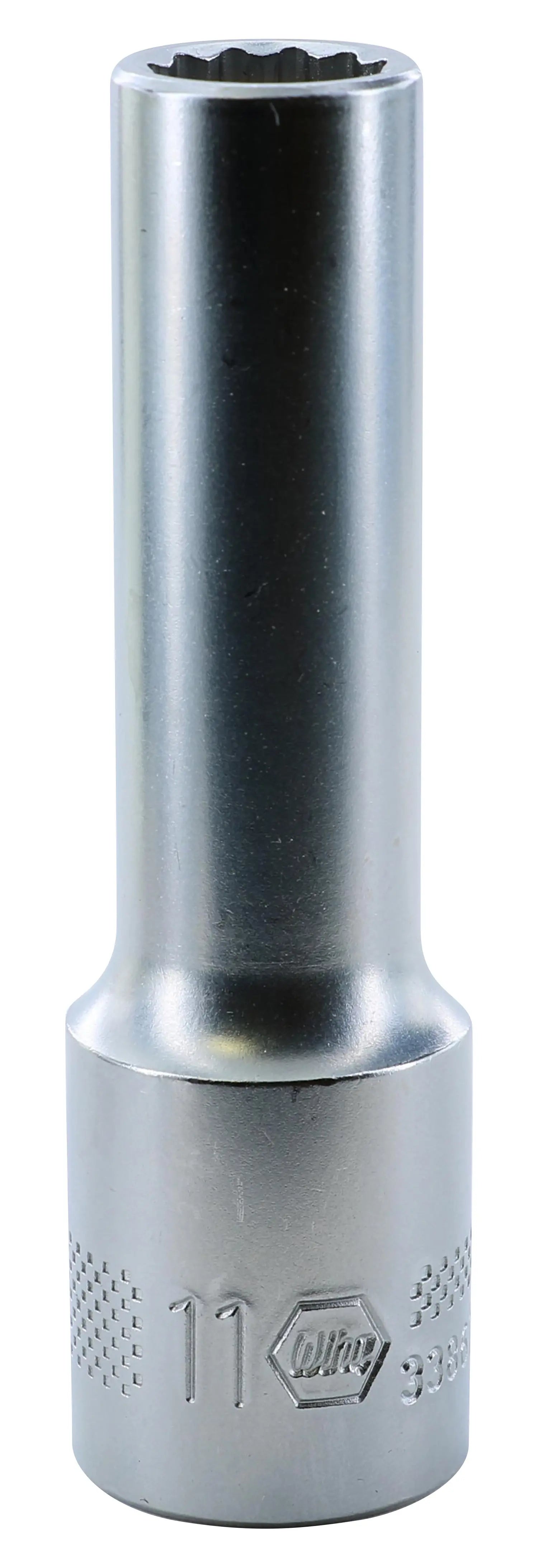 Wiha 33867, 1/2" Drive Deep Socket, 12 Point, 11.0mm Wiha