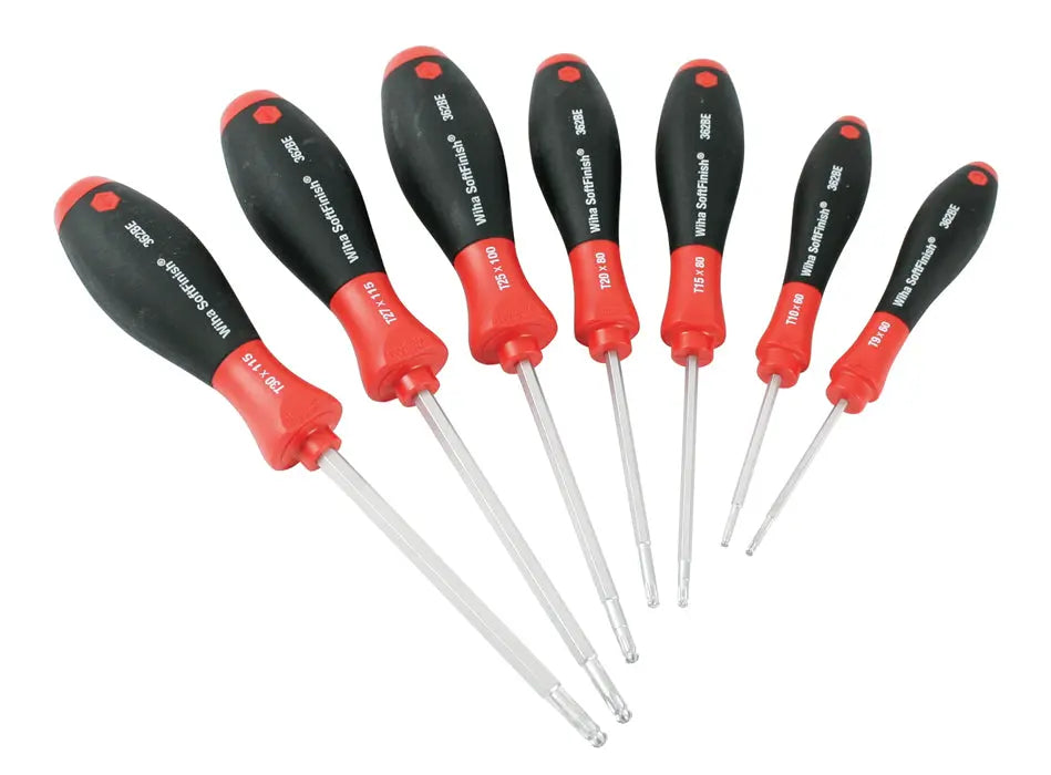 Wiha 36121, TORX® Ball End SoftFinish® 7 Pc. Set Wiha