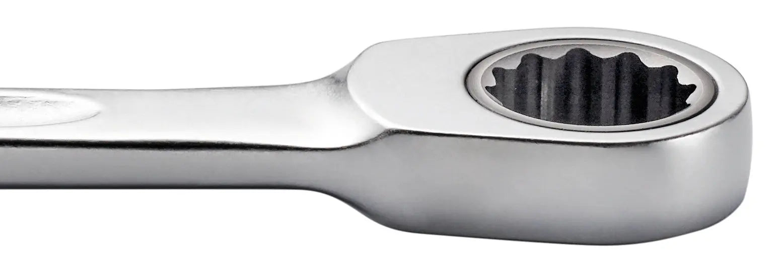 Stahlwille Set of 12 Ratchet Ring Combination Wrench with TCS Insert, 8 - 19mm, 350 x 175 x 30mm - ST 96830651 Stahlwille