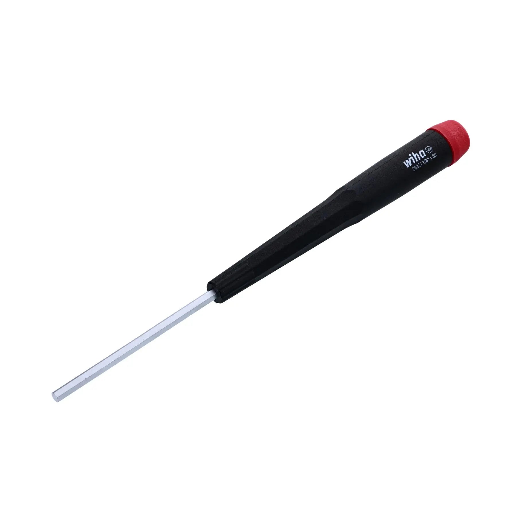 Wiha Precision Hexagon Screwdriver, 1/8 in x 60mm - WI 26335 Wiha