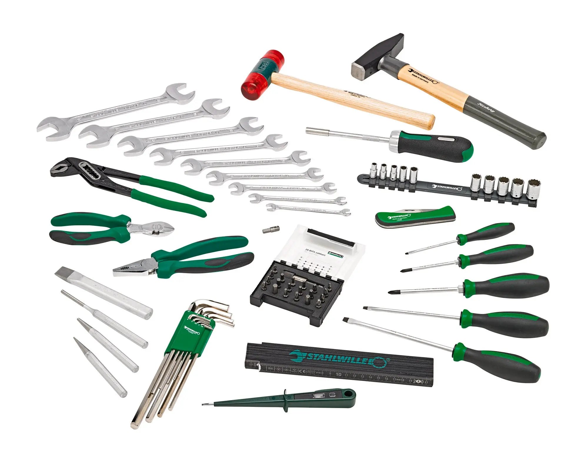 Stahlwille Set of 69 Assortment Tools with Case, 455mm Height - ST 98830184 Stahlwille