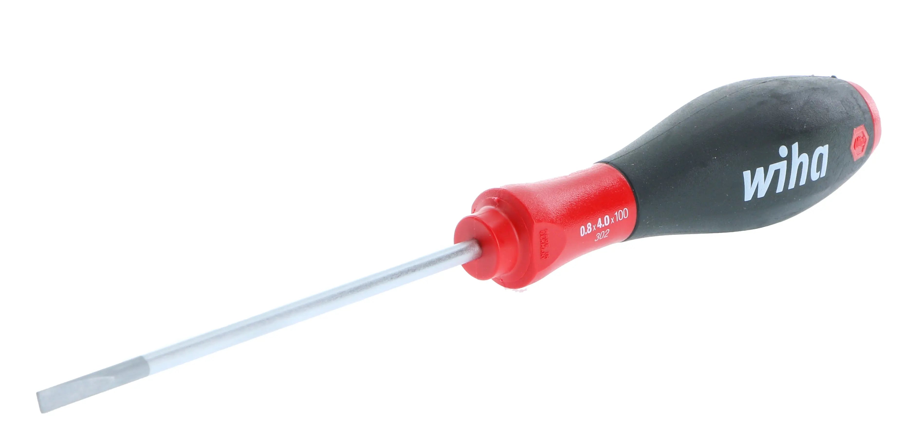 Wiha 30215, SoftFinish® Slotted Screwdriver 4.0mm Wiha