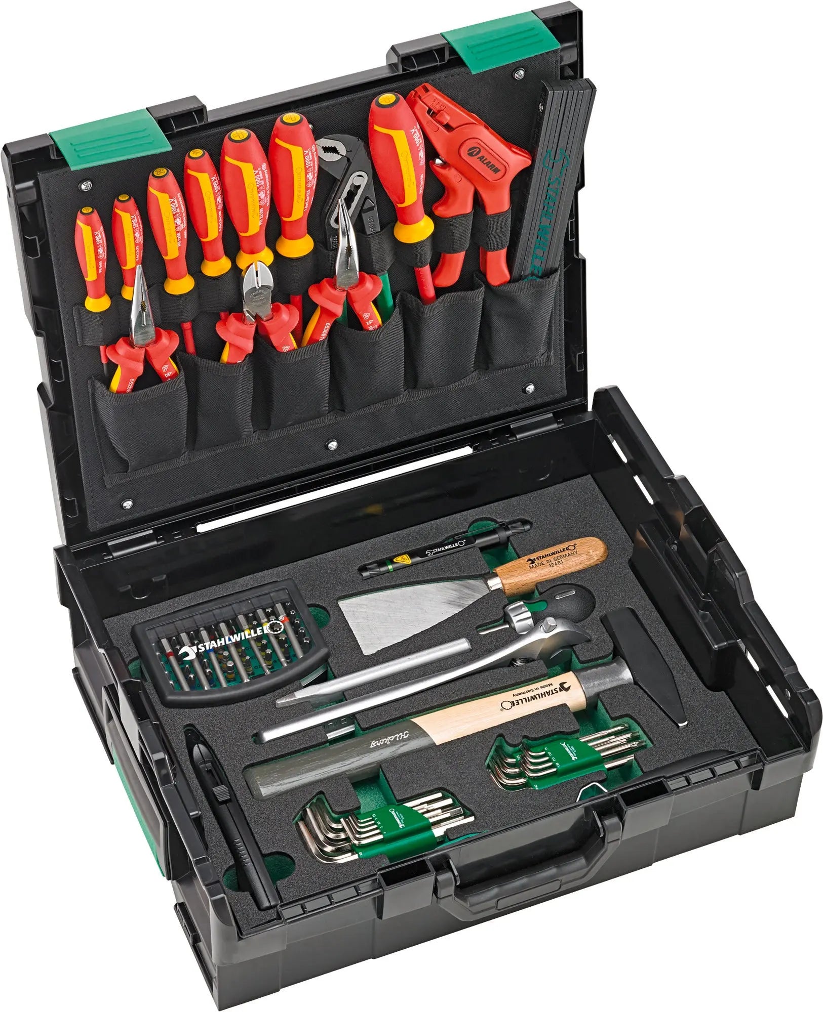 Stahlwille Set of 96 Electric Assortment Tools with L-BOXX - ST 97830702 Stahlwille