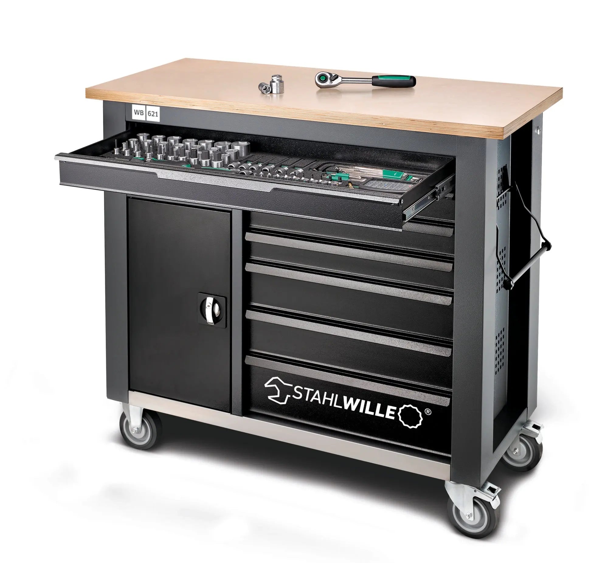 Stahlwille Mobile Workbench with 7-Drawer - ST 85010621 Stahlwille