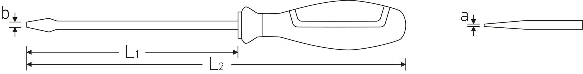 Stahlwille Drall+ Slotted Screwdriver - ST 73213102 Stahlwille