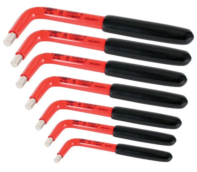 Wiha 13691, Insulated Hex Metric 7 Pc. L-Key Set Wiha
