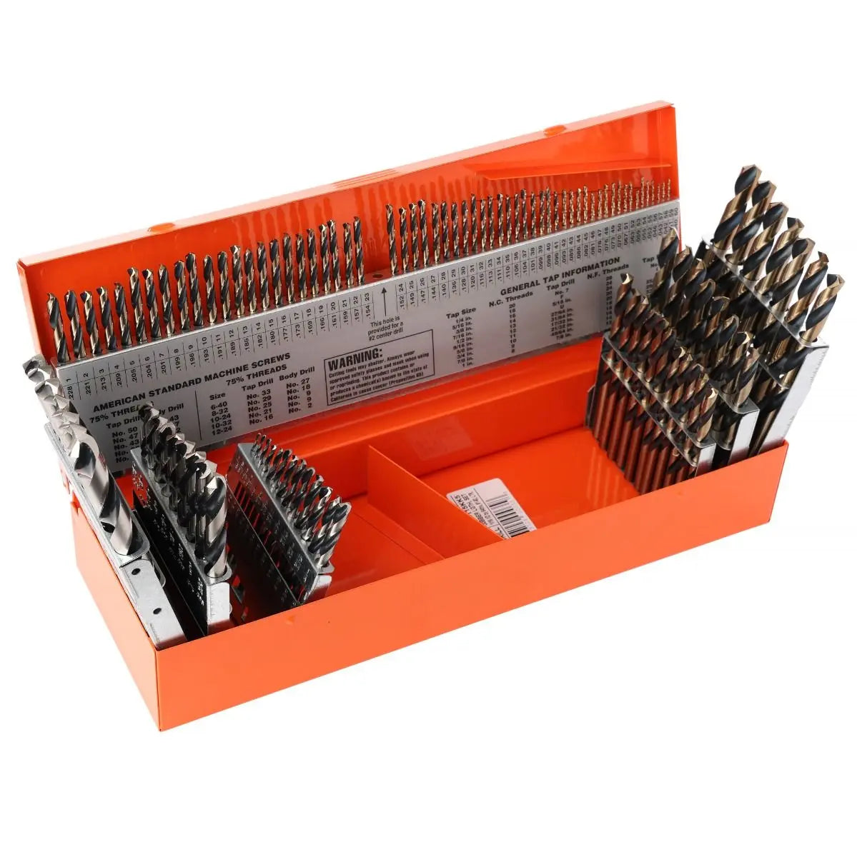 KnKut Set of 115 Fractional Jobber Length Drill Bit, Numbers, Letters, Fractions - 115KK5 KnKut