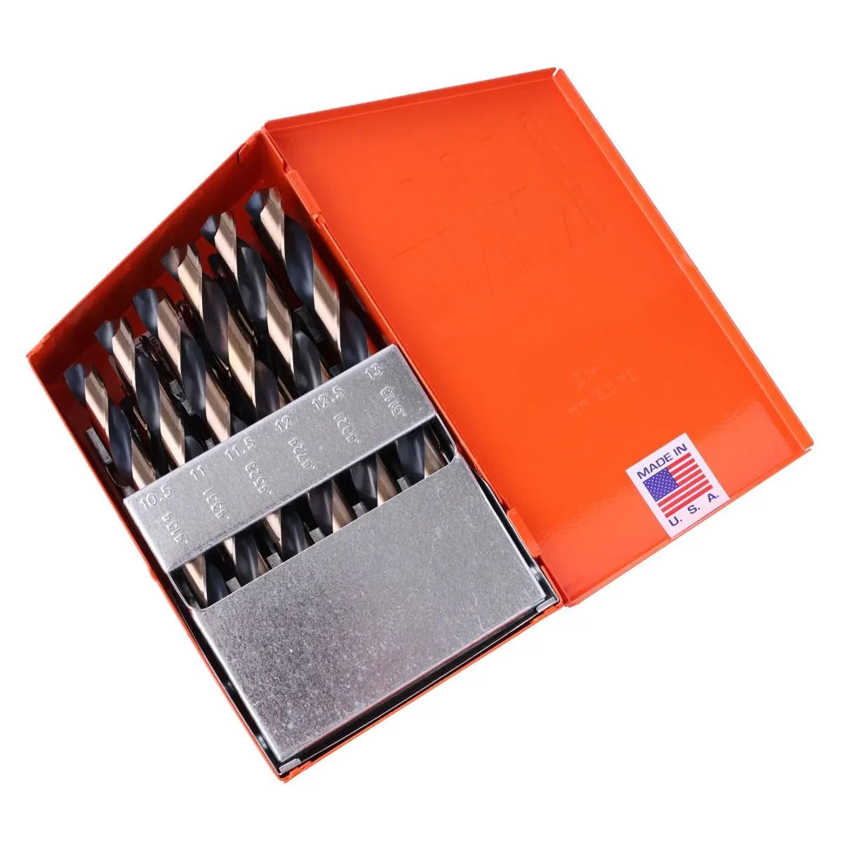 KnKut Set of 25 Metric Jobber Length Drill Bit, M1 - M13 x 0.5mm - 25KK5M KnKut