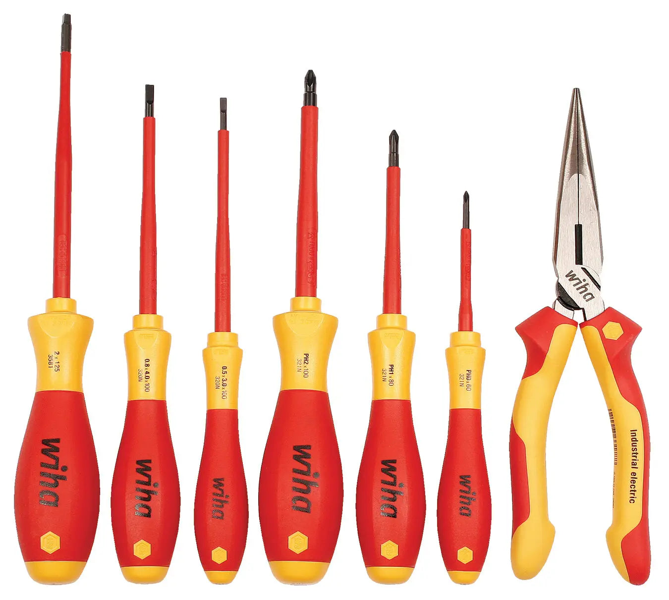 Wiha 32086, Insulated Drivers & Pliers 7 Pc. Set Wiha