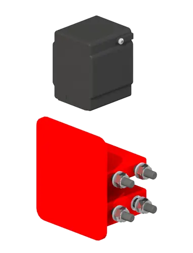 Knight Global End Cap Assembly for ERAD7000 Rail and ERail - KG EMRAA7182 Knight Global