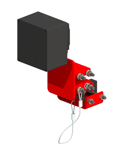 Knight Global Power Feed Redundant End Cap Assembly for ERAD7000 Rail and ERail - KG EMRAS7179 Knight Global