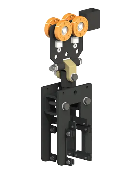 Knight Global Rotating End Truck for RAD4110 Rail - KG EMRES6181-4000 Knight Global