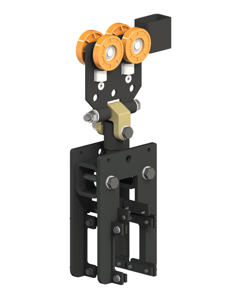 Knight Global Rotating End Truck for RAD7510 Rail - KG EMRES6181-7000