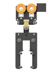 Knight Global Low Profile Rotating End Truck for RAD6110 Rail - KG EMRES6185-6000 Knight Global