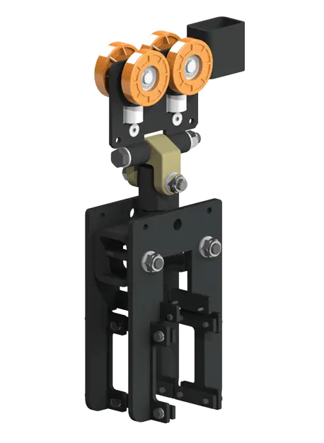Knight Global Low Profile Rotating End Truck for RAD7510 Rail - KG EMRES6185-7000 Knight Global