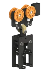 Knight Global Low Profile Rotating End Truck for RAD7510 Rail - KG EMRES6185-7000 Knight Global