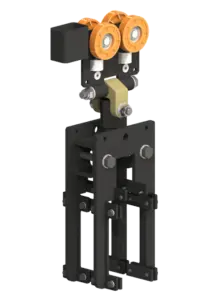 Knight Global Low Profile Rotating End Truck for RAD6110 Rail, Capacity 3000 lbs - KG EMRES7185-6000 Knight Global
