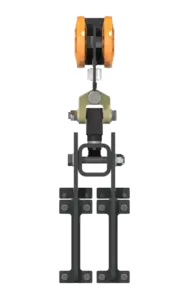 Knight Global Low Profile Rotating End Truck for RAD7510 Rail, Capacity 3000 lbs - KG EMRES7185-7000 Knight Global