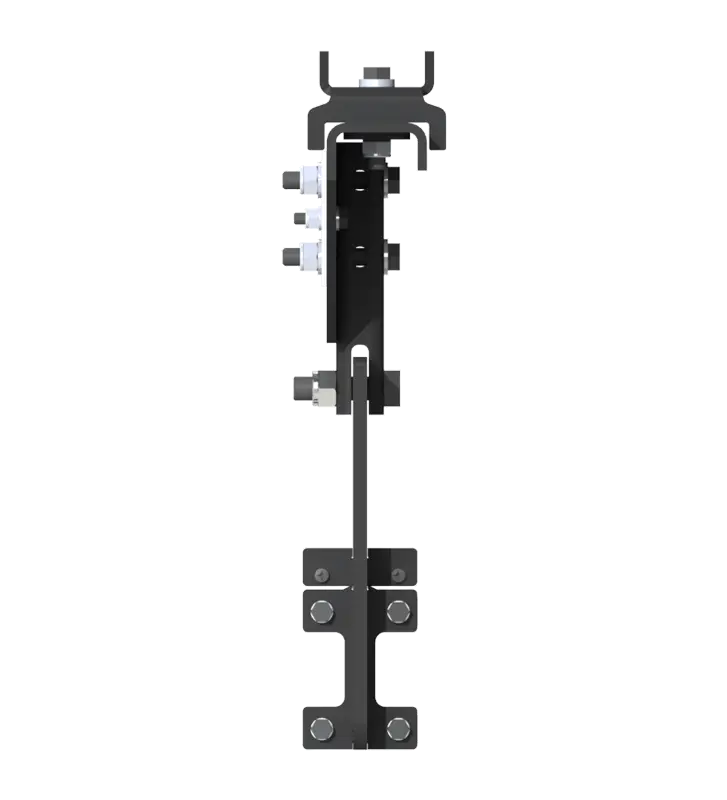 Knight Global Extended Stack I-Beam Hanger for ERAD4000 Rail, 7 in - 11 in Flange - KG EMRHS4262 Knight Global