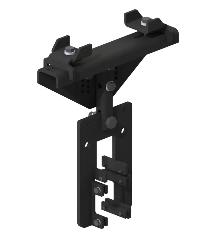 Knight Global Extended Stack I-Beam Hanger for ERAD4000 Rail, 7 in - 11 in Flange - KG EMRHS4262 Knight Global