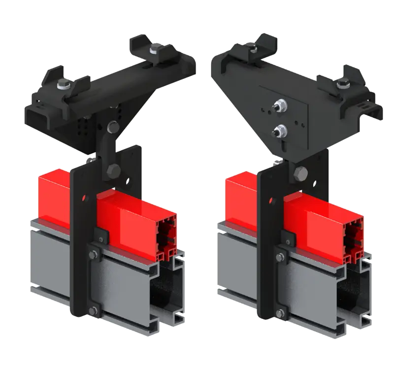 Knight Global Extended Stack I-Beam Hanger for ERAD6000 Rail, 7 in - 11 in Flange - KG EMRHS6262 Knight Global