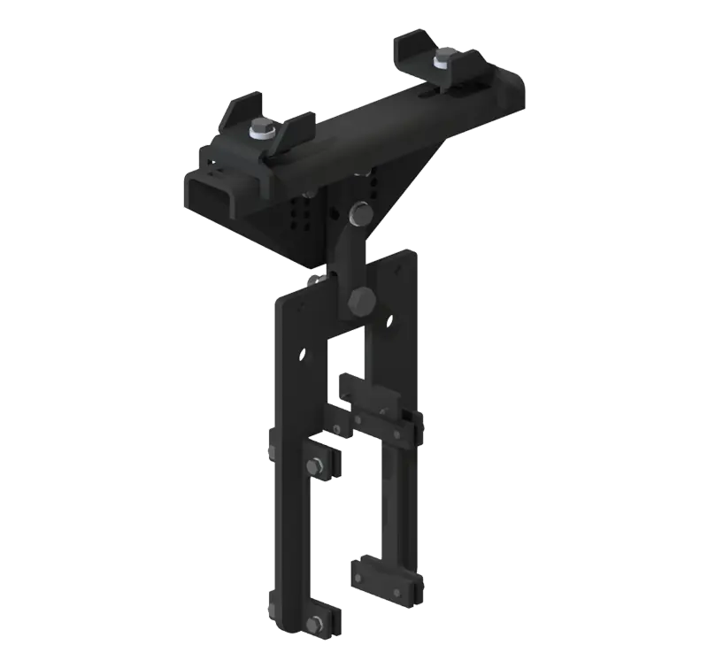 Knight Global Extended Stack I-Beam Hanger for ERAD7000 Rail, 7 in - 11 in Flange - KG EMRHS7262 Knight Global