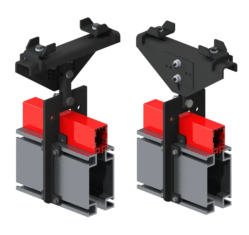 Knight Global Extended Stack I-Beam Hanger for ERAD7000 Rail, 7 in - 11 in Flange - KG EMRHS7262 Knight Global