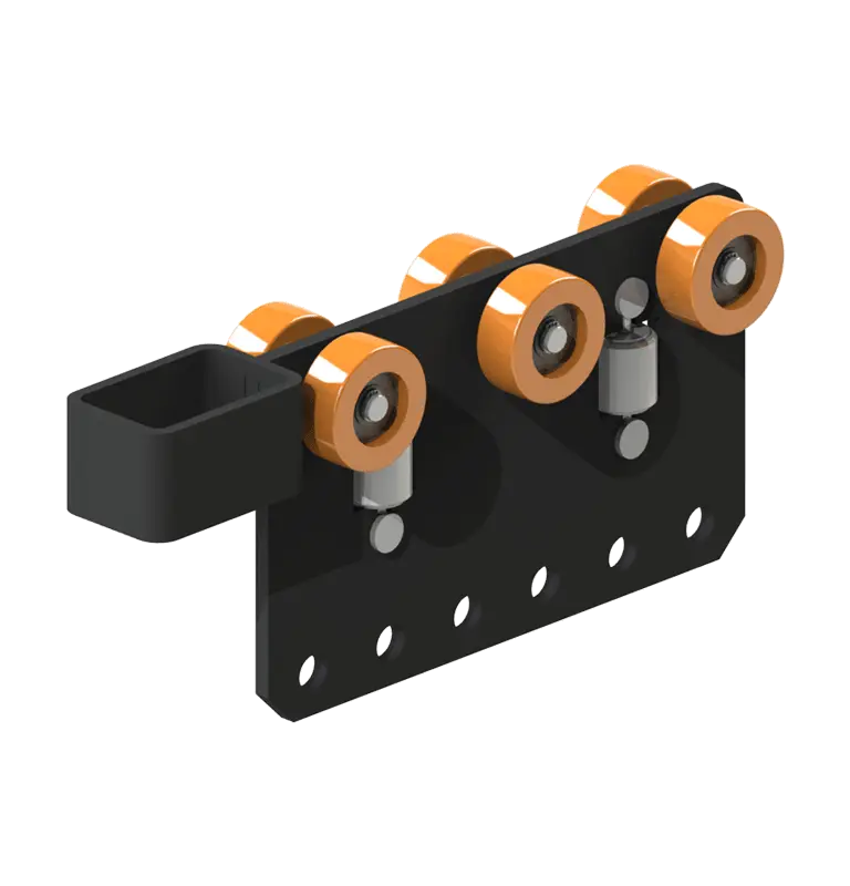 Knight Global ERail Servo Trolley, Capacity 1140 lbs - KG EMRTA4176 Knight Global